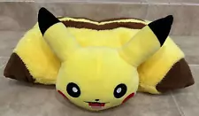 Pokémon Center Pikachu Pillow Pet Pal 16" Yellow Plush Stuffed Cushion NICE Clea