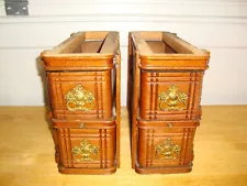 Antique Singer Sewing Machine 4 Drawers & Racks, Ornate