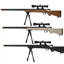 WELL VSR-10 Bolt Action Spring Powered Airsoft Sniper Rifle Replica MB03