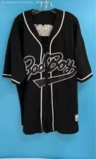 Bad Boy Entertainment-Horlohawk Baseball Jersey-Biggie 10 Black Size XXXL