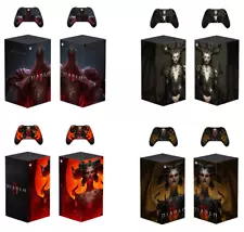 Skin for Xbox One Series X Console Two Controllers Diablo IV Vinyl Decal Sticker