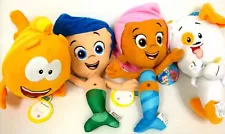 Bubble Guppies Gil, Molly, Mr Grouper, Bubble Puppy 4 Plush Doll 10" New SALE