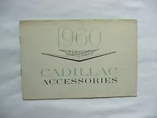 ORIGINAL 1960 CADILLAC ACCESSORIES BOOKLET