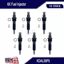 6X Fuel Injector For 1989-1993 Dodge Cummins 5.9L 6BT 12V 70-90 HP Diesel Engine