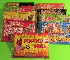 MICROWAVE POPCORN VARIETY PACK - 9 ASS KICKIN' GOOD FLAVORS! MILD TO SPICY