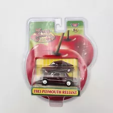 Motor Max Fresh Cherries Dark Red 1983 Plymouth Reliant 1:64 Scale Car