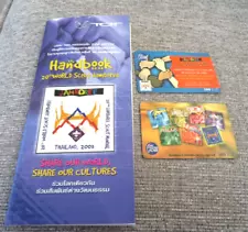 2003 World scout jamboree Phone card handbook with new sealed card