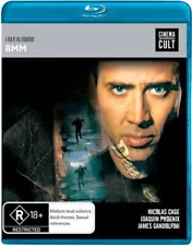 8MM NEW Cult Blu-Ray Disc Joel Schumacher Nicolas Cage