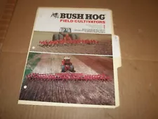 PY77) Bush Hog Sales Brochure 4 Pages - Field Cultivator