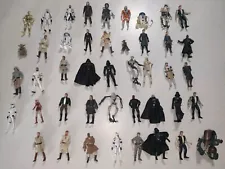 Star Wars Action Figures 3.75 lot loose 46 figures