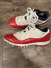 Nike Air Jordan 11 Retro Low TD Football Cleat Gym Red Ao1560-101 11.5 Baseball