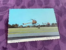 Hughes Th-55A “Osage” helicopters U.S.Army Ft. Ruker AL postcard