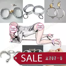 Unisex Binding Handcuffs Locking Wrist for Adult Torture Device Restraint Rack