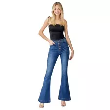 NWT Risen Los Angeles Bell Bottom Wide Leg Jeans SZ 9