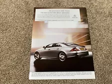 RARE Modern Classic MERCEDES BENZ CLS 63 AMG 6.2 CAR ADVERT retro man cave