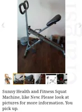 Sunny Health & Fitness Squat Assist Row-N-Ride Machine Local Pickup In Calif