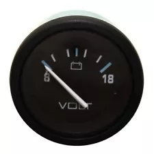 Mercury Boat Volt Gauge 895286A01 | Black 2 Inch