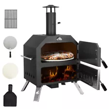 Outdoor Pizza Oven Wood Fired Pizza Oven Portable Patio Ovens Fold-up Legs