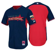 Majestic MLB 2014 National League Authentic All Star Mens Cool Base BP Jersey 44