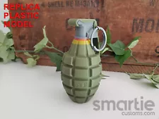 DUMMY MK2 "Pineapple" WW2 Frag Hand Grenade - Accurate Size Plastic Replica