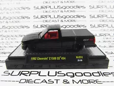 2023 M2 Machines 1:64 LOOSE Black 1992 CHEVROLET C1500 SS 454 OBS Pickup Truck