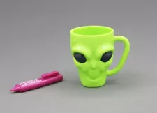 American Girl alien-head-shaped mug & marker for Isabel Nicki’s Computer & Desk