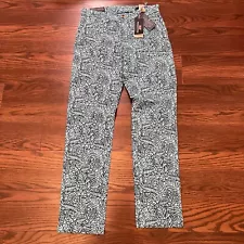 NWT Vineyard Vines Breaker Pants Mens 30x32 Blue Flamingo Tropical All Over AOP