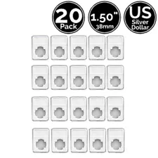 20 Pack 1.5 Inch 38mm Slab Coin Holder Display Fit For US Silver Dollar