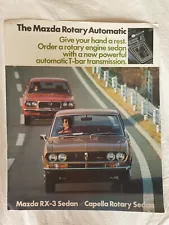 1973 MAZDA RX3 CAPELLA ROTARY Automatic Original Sales Brochure