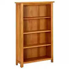 Bookshelf Wall Bookcase Decor Standing Shelf Furniture Solid Wood Oak vidaXL