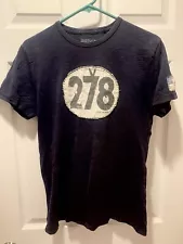 Steve Mcqueen Lucky Brand # 278 Motorcycle T-Shirt Sz Small On Any Sunday ISDE