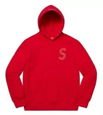 Supreme S Logo Hooded Sweatshirt Size Large Red FW20 Supreme New York 2020 New