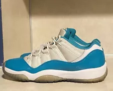 NIKE AIR JORDAN 11 LOW RETRO Size US 7Y Women's 8.5 AQUA TURBO GREEN 580521-143