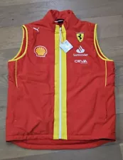 2024 Ferrari F1 Team Puma Vest XL New With Tags & Not For Sale Tags