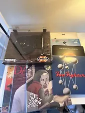 Record player and vinyls very good condition