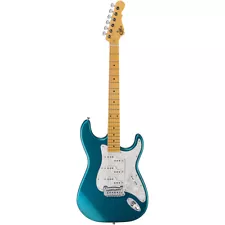 G&L Tribute Series Comanche Guitar, Maple Fretboard, Emerald Blue Metallic