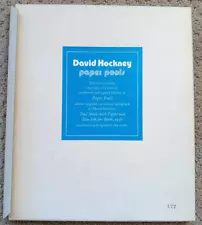 David Hockney Paper Pools Book Signed & Numbered 177/1000 - No Lithograph