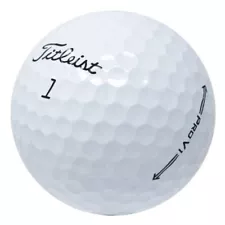 12 Titleist Pro V1X Golf Balls - White 4A-5A - Good for ranges and courses