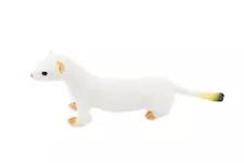 Short Tailed Weasel Stoat Ermine Animal Painted Realistic Toy Model 3.5" CH171