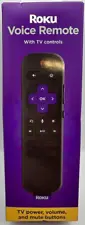 BNIB Roku Voice Remote with TV Controls - Compatible with All Roku Models