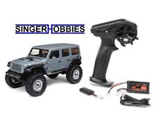 AXIAL AXI00002V3T3 SCX24 Jeep Wrangler JLU 4WD RTR Mini Rock Crawler Grey HH