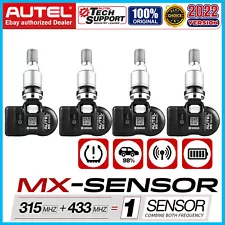 4x Autel MaxiTPMS 315MHz/433MHz 2 in1 MX-Sensor Pro/grammable Tire Pressure TPMS