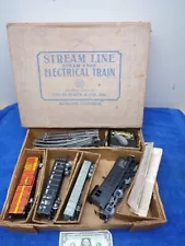 Vintage Marx Trains Marlines Steam Line Box set O Gauge~ #1998 PRR Locomotive!