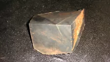 RARE OLD AUSTRALIAN BLACK JADE CUT SPECIMEN 2 POUNDS