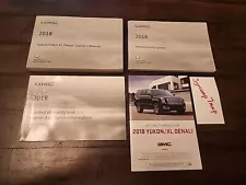 18 2018 GMC Yukon Denali Owners Manual OEM GUIDE BOOKS SET XL