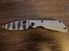 Strider Knives SnG DGG - Full Titanium / MagnaCut Tiger Stripe Blade