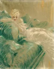 Wedding Dress : Louis Icart : Art Deco : Archival Quality Art Print