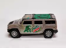 2003 Maisto Hulk Hummer H2 Sierra Mist Mountain Dew Promo, MINT BLISTER PULL