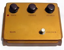 1999 Klon Centaur Professional Overdrive Gold Non Horsie 1 of 10 Rare Mint Box