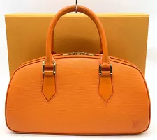 Auth Louis Vuitton Epi jasmine Orange Mandarin M5208H W/Box SKS52021